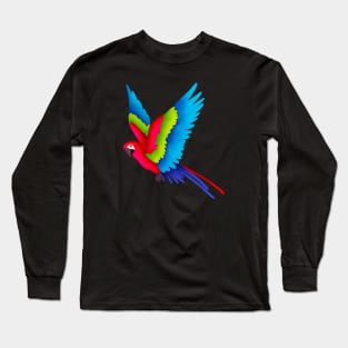 Colorful Parrot Long Sleeve T-Shirt